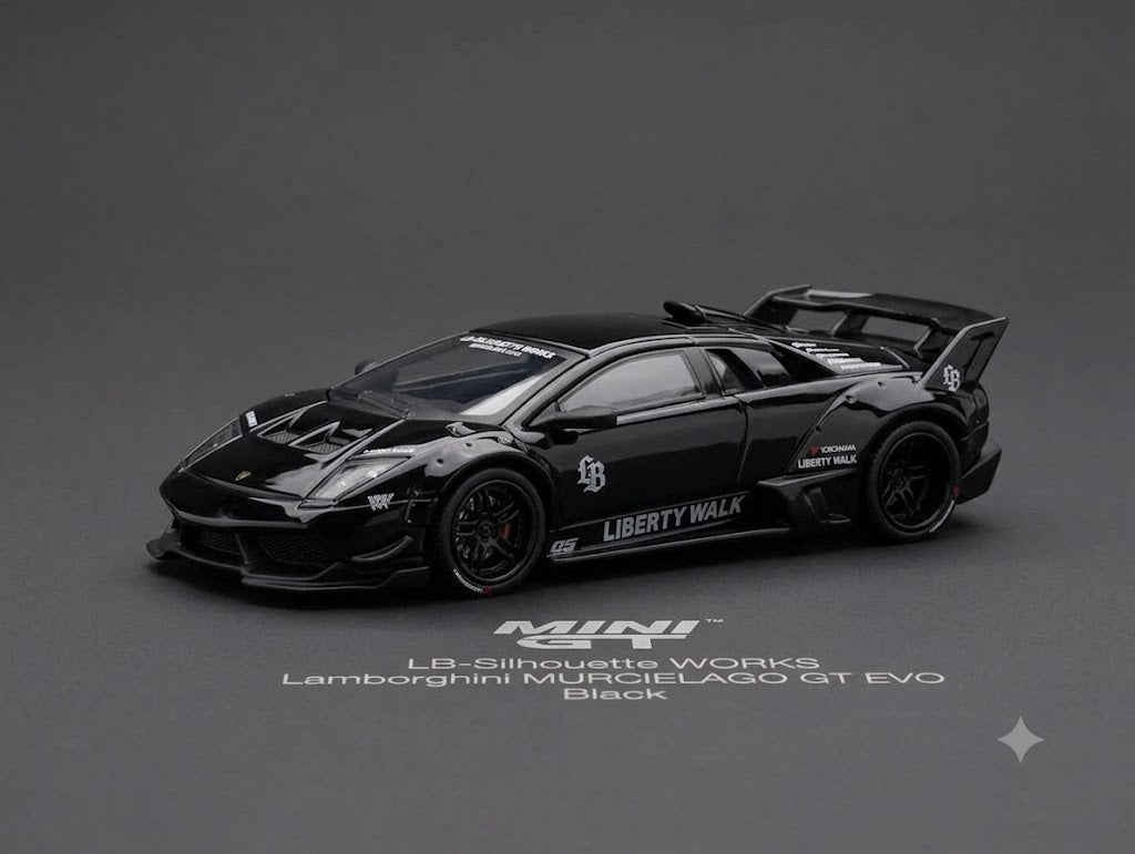 MINI GT LB-Silhouette WORKS Lamborghini Murciélago GT EVO 🏎️