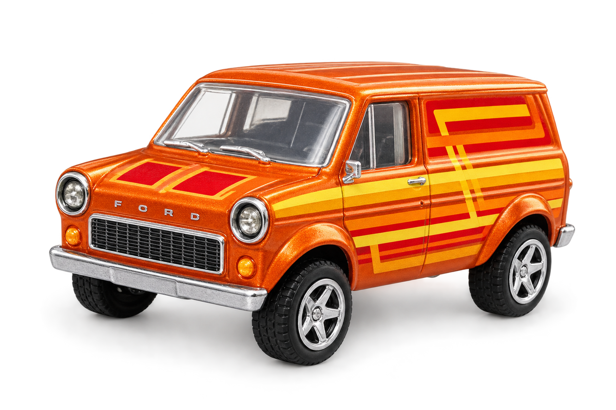 Hot Wheels Premium Boulevard Ford Transit Supervan 🚐