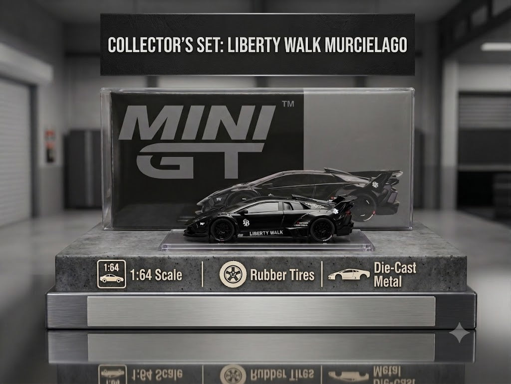 MINI GT LB-Silhouette WORKS Lamborghini Murciélago GT EVO 🏎️