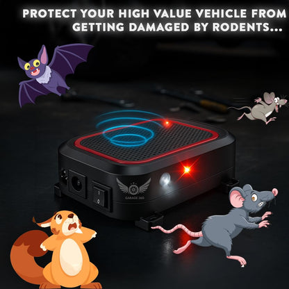 Garage 360™ | Ultrasonic Rat & Mouse Repellent for Cars