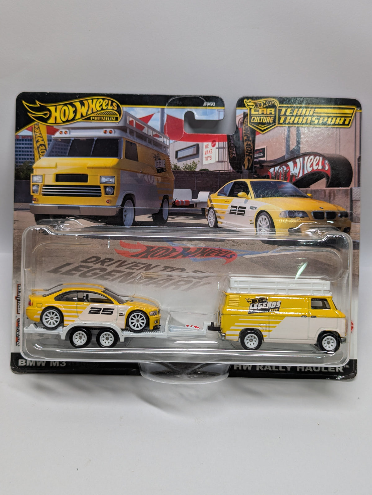 Hot Wheels Premium Car Culture Team Transport – BMW M3 E46 & HW Rally Hauler 🏎️