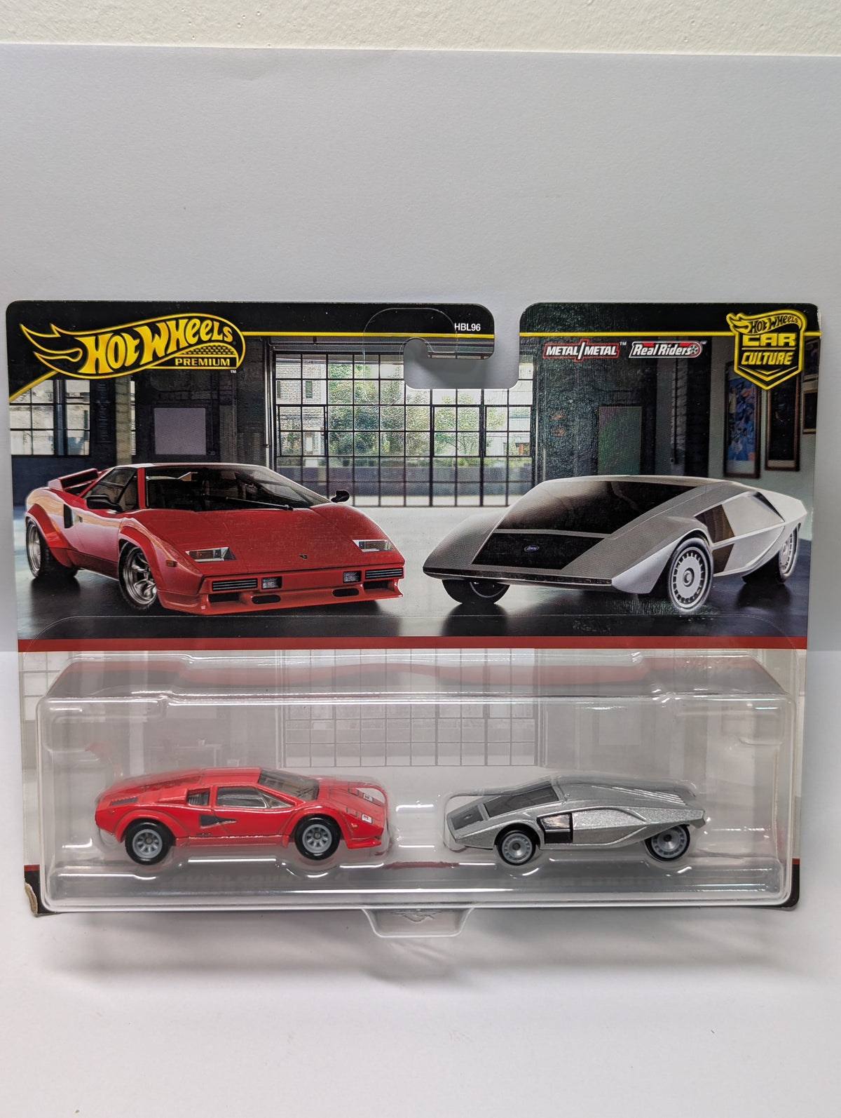 Hot Wheels Premium Car Culture Lamborghini Countach & Lancia Stratos Zero 2-Pack 🏎️