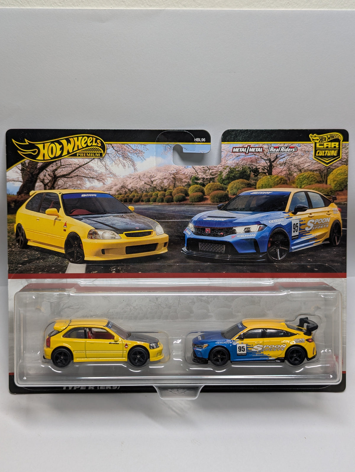 Hot Wheels Premium Car Culture ’99 Honda Civic Type R (EK9) & Honda Civic Type R 2-Pack 🏎️