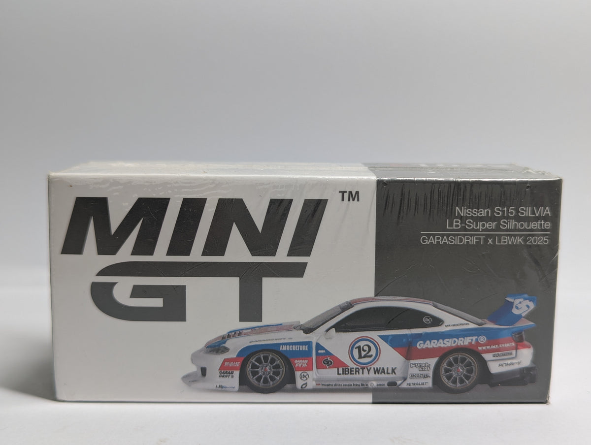 MINI GT Nissan S15 Silvia LB-Super Silhouette Gara Drift x LBWK 2025 🏎️
