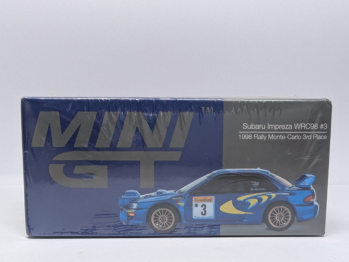 MINI GT Subaru Impreza WRC98 #3 – 1998 Rally Monte-Carlo, 3rd Place 🏎️