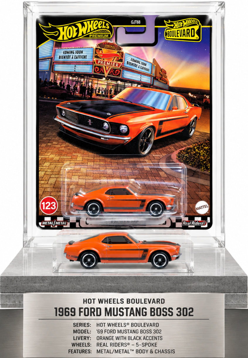 Hot Wheels Premium Boulevard '70 Ford Mustang Boss 302 🏎️