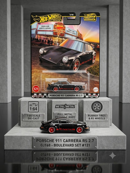 Hot Wheels Premium Boulevard Porsche 911 Carrera RS 2.7 🏎️