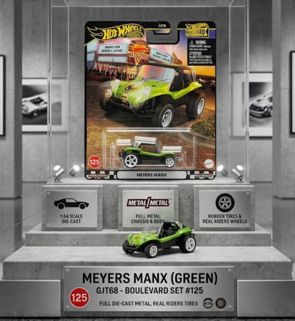 Hot Wheels Premium Boulevard Meyers Manx (Green)🏎️