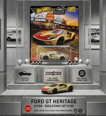 Hot Wheels Premium Boulevard Ford GT 🏎️