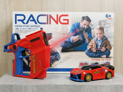 3-in-1 Laser Target RC Super Racing Car & Blaster Set